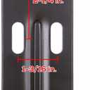 Replacement Adjustable Arms Armrest Pair Upright Bracket with Pads Fits Most Gaming Chairs (4D)