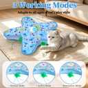 Motion Activated Interactive Cat Toy, Automatic Hide and Seek with Moving Feather, Animal Chirps, 3 Modes Auto Sleep, USB Rechargeable Enrichment Toy for Indoor Cats & Kittens