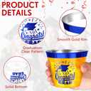 Yinder 100 Pcs Class of 2026 Celebration 9 oz Plastic Graduation Disposable Cups with Rim for Graduation Party Tableware Drinkware Drinking Tumbler Grad Graduate Party Supplies