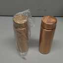 NORMAN JR, Copper Water Bottle 1L - Gift Box of 3, Plain, an Ayurvedic vessel made of pure copper - helps you drink more water with many health benefits