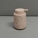 YMXYJM Starry Soap Dispenser for Bathroom, 12 oz Refillable Liquid Hand Soap Lotion Dispenser with Large Pump for Girls, Astronomer Gifts, Cute Kitchen Dish Soap Dispenser, Resin, Light Pink