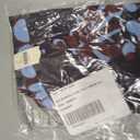 Large brown and blue floral shell shirt