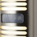 GE Enbrighten LED Motion Sensor Night Light, Plug-in, 40 Lumens, Motion-Select with 25ft Detection, Dusk-to-Dawn, Brushed Nickel Louver 37299 (1 Pack)