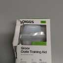 Diggs Groov Crate Training Aid for Puppies and Nervous Dogs  Calming Lick Mat for Crate Training & Separation  Puppy Enrichment Toy with Freezer Shell  BPA-Free  (Ice)