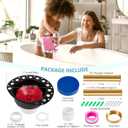 Freestanding Tub Drain Rough-in Kit, Bathtub Drain Kit with PVC Adapter & Brass Tail Pipes,Free Standing Tub Drain Kit, Suitable for All Freestanding Bathtub, Floor-Mounted, and Copper Bathtubs