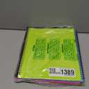 Poly 8 Pocket Organizer File Folder Letter Legal Document Organizer Perfect for Office, College, School and More (Pack of 6) - by Emraw