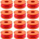 Trimmer Spool Compatible with Worx Trimmer,10ft 0.065" Edger Spool Electric String Trimmers Refills for Worx,Suitable for Worx Weed Eater Parts (12+2 Pack)