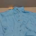 BTFBM Shirt Dresses for Women Spring Button Short Sleeve Silk Satin Ruched Maxi Summer Dress 2026 Cocktail Party Wedding (Medium, Aqua Blue)