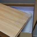 Hoolerry 5 Pcs Wire Shelf Covers Foamed PVC Wire Rack Covers for Removable Closet (Not Wood) Pantry Shelves for Cabinet Bathroom Kitchen Shelving Decoration(Wood Color,24x16inch)