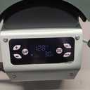 OFFNOVA Hat Heat Press Machine for Caps with 2 Interchangeable Platens, Temp & Time Control with Auto Countdown, Efficient Heat Transfer for HTV Iron On and Sublimation Projects (Auto-Green)