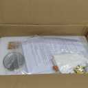 23" Brass Wall Sconce with Clear Glass Shade - Rust-Resistant Vintage Light, E26 Indoor Sconce, Decorative Lighting for Bathroom Living Room Stairway Fireplace Bedroom (Bronze)