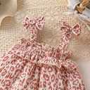 Infant Toddler Baby Girl Summer Cotton Clothes Strap Ruffle Smocked Top and Shorts 2Pcs Outfit Clothing Set