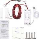 Tuya WiFi+BT Smart Garage Door Opener Controller Kit Intelligent Garage Controller Kit Timing Function Remote Monitoring Voice Control Compatible with Alexa, Google Home, IFTTT