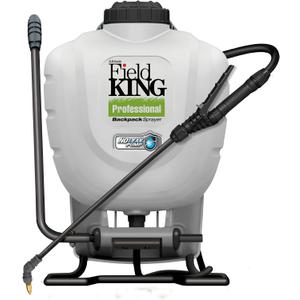FIELD KING 190328 Backpack Sprayer, 4 Gallon, with Internal No Leak Pump Design Delivers 150 PSI (EXP 08/08/29)