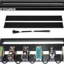 EX Tablero de pedal de guitarra Aleacin de aluminio 1.24lb Super Light Effect Pedalboard 20"x7.3"