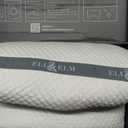 Eli & Elm | Best Ergonomic Side Sleeper Pillow for Neck Pain. Supportive Cooling Latex Fill with Luxury Breathable Cover. U-Shape Contoured Design. Queen Size Bed Pillow - 17" X 29"