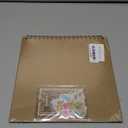 10X10 Inch DIY Scrapbook Photo Album, Kraft Blank Paper Scrap Book 40 Pages Memory Book for Wedding Family, Kraft Color