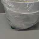 ZMTECH 8 Inch Hanging Planters for Indoor Outdoor Plants, 2 Pack Self Watering Hanging Plant Pots with Drainage Holes and Removable Saucer, Plastic Flower Hanging Pots with Watering Lip (White)