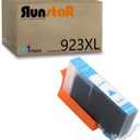 923XL 923e 923 Cyan Ink Cartridge Latest Chip Compatible for HP OfficeJet Pro 8135e 8130e 8139e 8138e 8122e 8120 8124e 8125e 8130 8132e 8134e Printer (1 Cyan)