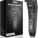 REHOYO Beard Trimmer for Men Adjustable: Professional Cordless Trimmer with 20-Length Dial – Waterproof Hair Clippers w/Stainless Steel Blades for Beard, Mustache & Face Grooming – Gifts for Dad & Him