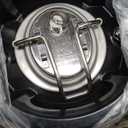 TMCRAFT New 3 Gallon Ball Lock Keg, Stainless Steel Beer Keg with Dual Rubber Handle for Home Brew