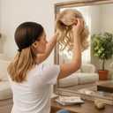 12PCS Black Hair Weave Sleeve Weaving Net Cap with Elastic Drawstring for Afro Puff Bun Wig Making Tools(Round, Square)