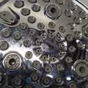 MakeFit Dual Filtered Rain Shower Head Combo, Handheld Shower Head with Adjustable Bar - Rainfall Shower Head And Showerhead with Filter for Hard Water - Removes Chlorine (Premium Chrome)