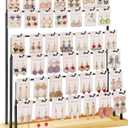 Earring Display for Vendors, 6 Tiers Earring Rack Display Holder Stand, Earring Organizer Holder, Jewelry Display for Selling Earings Cards, Necklaces Rings Bracelets, Keychains (Black)
