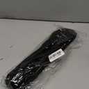 Bracelet Bangle Watch Roll Travel Pouch Jewelry Organizer, Black Gray Velvet Portable Zipper Pouch with Removable Roll Insert for Standard Size 12.5" W x 2.8" Diameter. (All black)