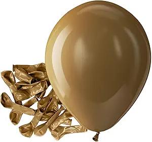 Brown Beige Full Pack Latex Balloons