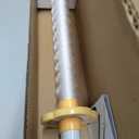 RENGENG Light Up Sword, 40 Inches Rechargeable Plastic Replica with Belt & Stand, Sword with Original Texture