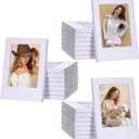 30 Pack Mini Magnetic Picture Frames 2x3 Inch Picture Frames Small Table Pictures Holder Compatible with Polaroid Fujifilm Film Photos for Fridge Table Locker Whiteboard (White
