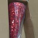 6 Pcs 12" 10" 6" Christmas Velet Cone Tree Decoration Christmas Glitter Table Tree Farmhouse Tree Tiered Tray Ornament Xmas Tree for Home Holiday Entryway Tabletop Tree Centerpiece Decor (Red White)