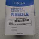 100 Pack Disposable 3ml/cc Lab Syringes with 23Ga 1 Inch Needle Luer Lock, Individually Sealed Packed