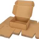 PHAREGE 12x9x4 Inch Shipping Boxes 15 Pack Brown, Tab Lock Tuck Top Mailer Boxes for Packaging Small Business, Cardboard Gift Boxes for Wrapping Mailing Present