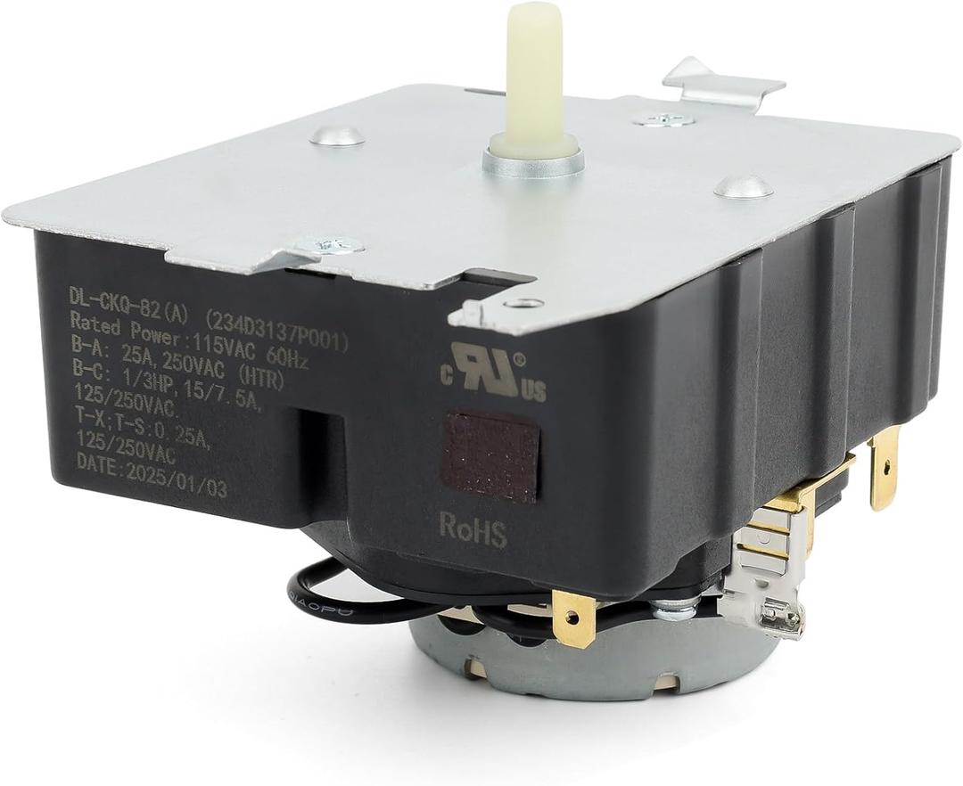 TMD1EM35 WE04X25280 234D2377P005 Dryer Timer, Compatible with GE GTD33EASK0WW GTX22EASK0WW GTX33EASK0WW HTX21EASK0WW Dryer Timer etc. Upgraded Product for Improved Performance 