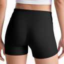 JOCMIC 3 Pack Girls Athletic Shorts Dance Gymnastics Yoga Running for Kids 9-10 Years