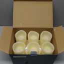 H-BLOSSOM Flickering Flameless Candles Battery Operated Real Wax Pillar Candles LED Candles with Cycling 5H Timer Pack of 6 (3" x 6")