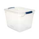 Rubbermaid RMCC300014 Clever Store Storage Container, 30 Quart