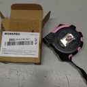 WORKPRO 16FT Pink Tape Measure, Inch/Metric Easy Read Measuring Tape, Retractable Lightweight Measurement Tape Accuracy 1/32, 1mm for Engineer,with Thumb Lock, Belt Clip, Rubber Protective Casing