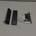 NCL Sliding Door Handle for Bath, Black Barn Door Flush Handle, Privacy Pocket Door Lock