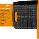 Fiskars Recycled Bypass Paper Trimmer - 12" Cut Length - Guillotine Paper Cutter with Self-Sharpening Blade - Black