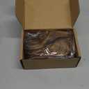 LONAI Ponytail Extension, 18" Wavy Claw Clip Ponytail Extensions ZJ001 Shoulder Length Curly Wavy Claw Clip in Ponytail Hair Extensions Synthetic Fake Pony tails Hairpieces-Ash Brown