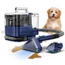 New Multi-Portable Carpet and Upholstery Cleaner, 21Kpa Carpet Cleaner Machine, Deep Stain Cleaning for Carpet, Car Seats, Pets, Couches, with Dual Brush & Large Removable Tank(Blue)