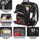 Travel Laptop Backpack,Extra Large 18.4 inch Gaming Laptop Backpacks,Big Capacity TSA Friendly RFID Anti Theft Pocket College unisex Heavy Duty Computer bag, 21.5*16.3*9.9 inch