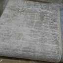 Hallway 2x8 Washable Runner Rug: Abstract Stain Resistant Entryway Kitchen Area Rugs Farmhouse Soft Bathroom Bedroom Print Floor Mat Thin Non-Slip Indoor Carpet for Living Room Laudry(2x8,Beige/Cream)