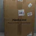 Hanke 29 Inch Luggage Suitcases With Spinner Wheels Lightweight PC hardside Rolling Suitcase With Travel Lock, Checked-Large 29-Inch(Dark Blue)