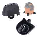 2pcs 12388 & 12293 Foot Caster Wheel Kit for Ridgid 6 & 16 Gallon Wet/Dry Vacuum Vac Replacement Attachments Accessories Parts Compatible with Plate Casters