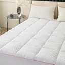 Amazon.com: PAJEO Twin Size Mattress Toppers, Mattress Pad Cover for Back Pain,Cooling Mattress Protector with 8-15" Inch Deep Pocket,Quilted Overfilled Down Alternative Filling 39x78 inch, White : Home & Kitchen