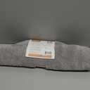 TOWN & COUNTRY EVERYDAY Ultra Plush Solid Tufted Toilet Lid Cover, Soft and Absorbent, Non-Slip Cover, Machine Washable, Grey, 18"x19"